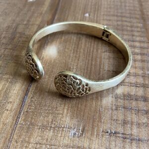 Lucky Brand gold open cuff bracelet